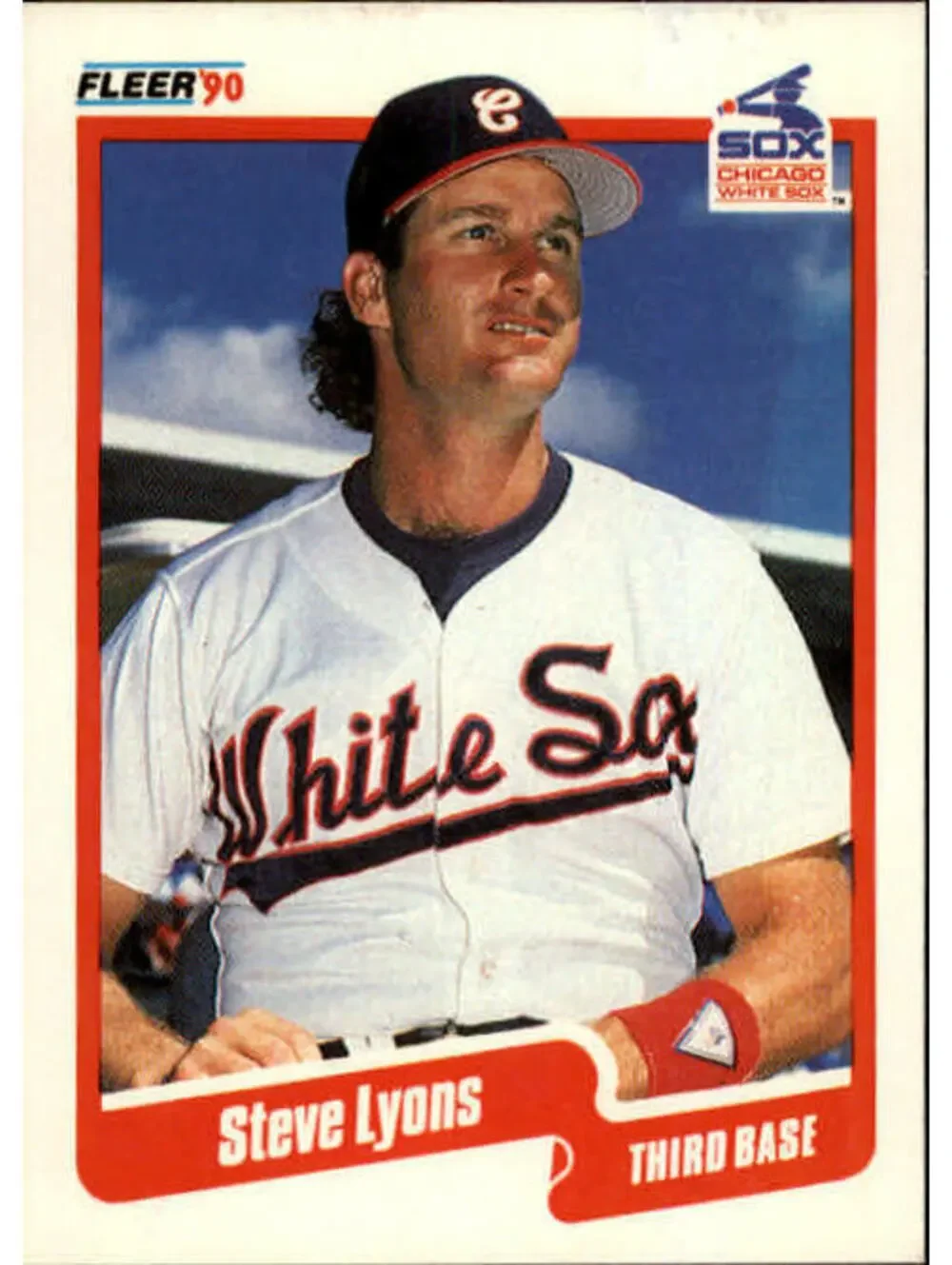1990 Steve Lyons Fleer Baseball Card #539